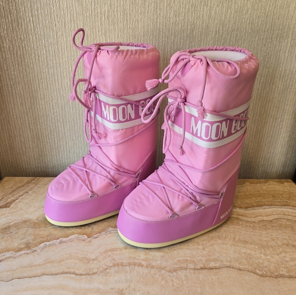Moon Boot Icon Tall Boot Pink - Picture 13 of 16